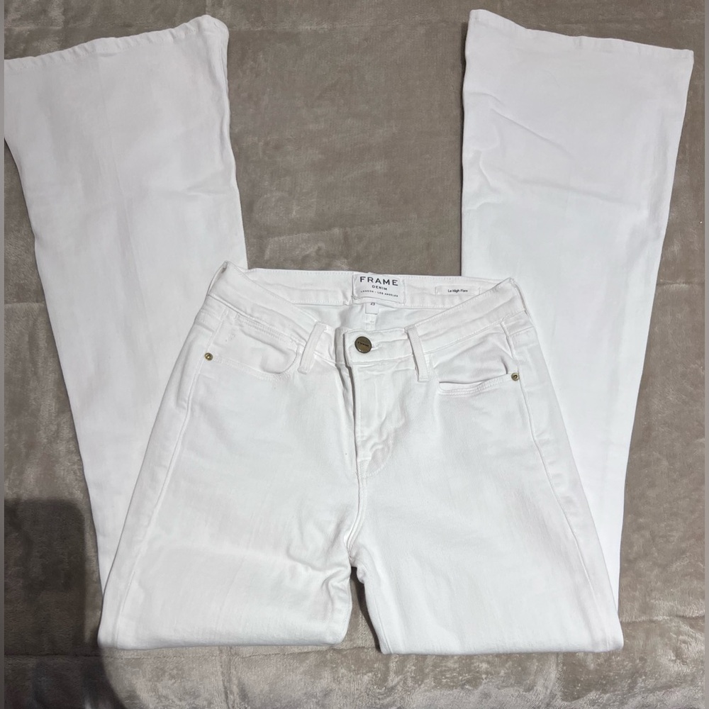 FRAME DENIM WHITE PANT